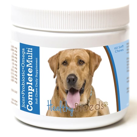 Healthy Breeds Labrador Retriever All in One Multivitamin Soft Chew, 60PK 192959008330